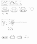 Blower Housing Air Cleaner Diagram and Parts List for 401577-0134-B1  Briggs and Stratton Engine